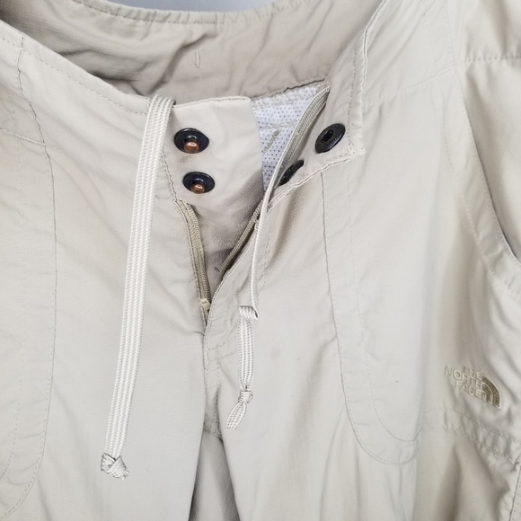 THE NORTH FACE Hiking Low Rise Cargo Pants Nylon Capri Utility Drawstring Waist - Picture 3 of 16